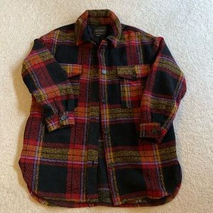 Sanctuary plaid shacket size medium